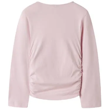 NAME IT longsleeve met tekst lichtroze, foto 2