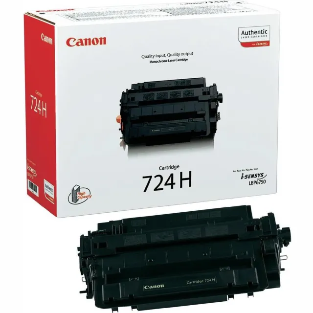 Canon 724H Toner Zwart HC