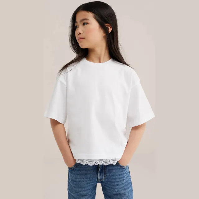 WE Fashion T-shirt wit, foto 4