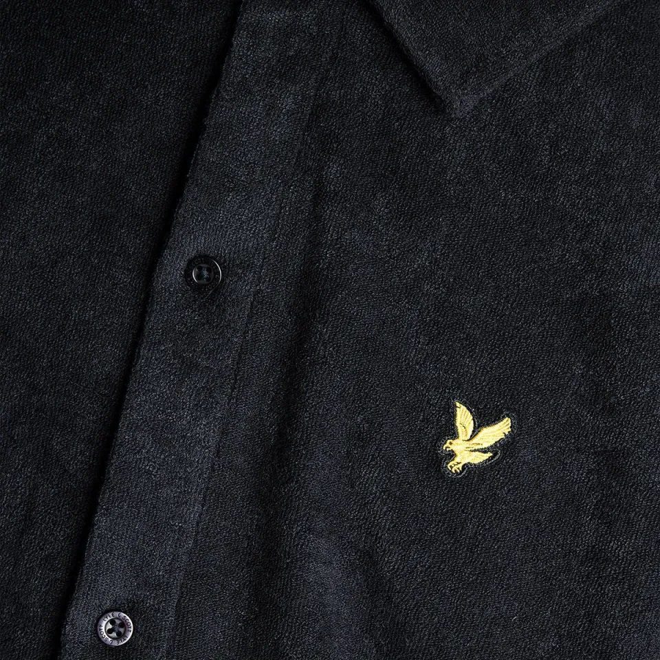 Lyle & Scott overhemd donkerblauw, foto 6