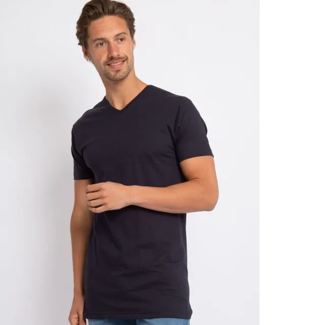 Alan Red T-shirt Alan Red Vermont Extra Lange T-Shirts Navy (2Pack) marine