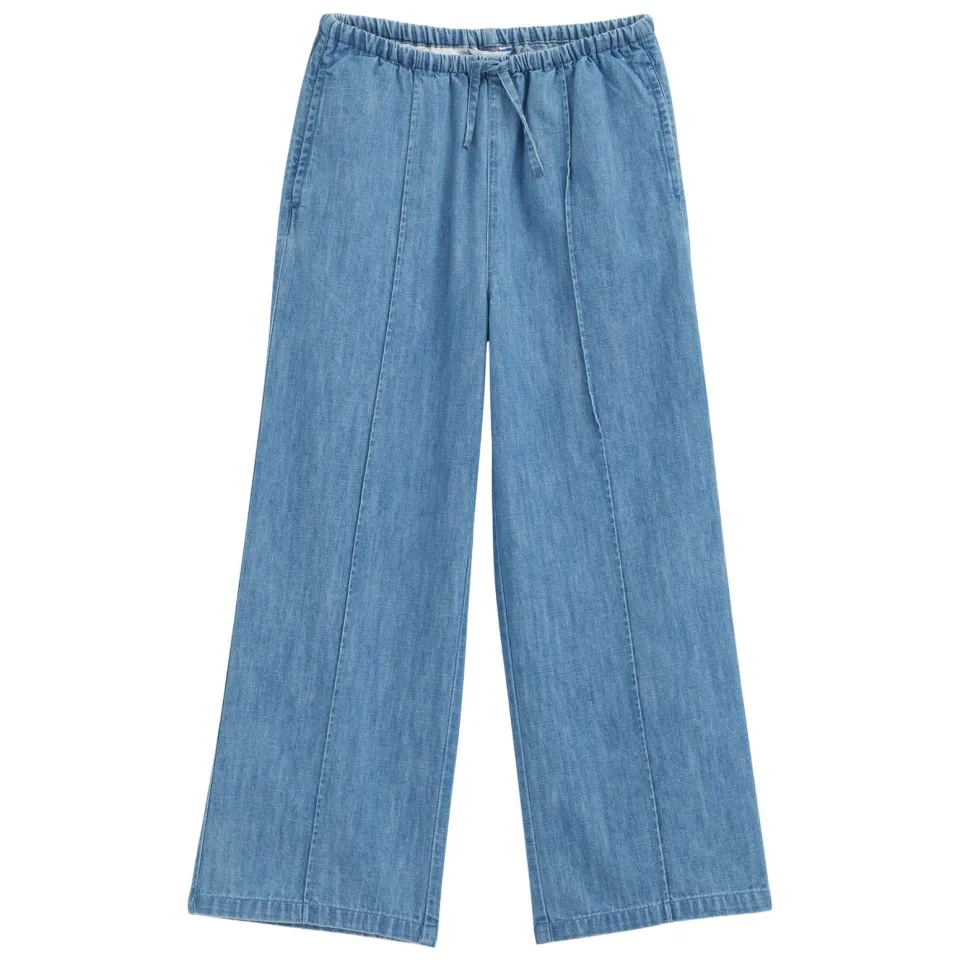 WE Fashion Blue Ridge loose fit broek middelblauw, foto 2