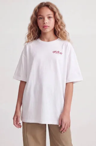 JJXX GIRL t-shirt met backprint wit, foto 2