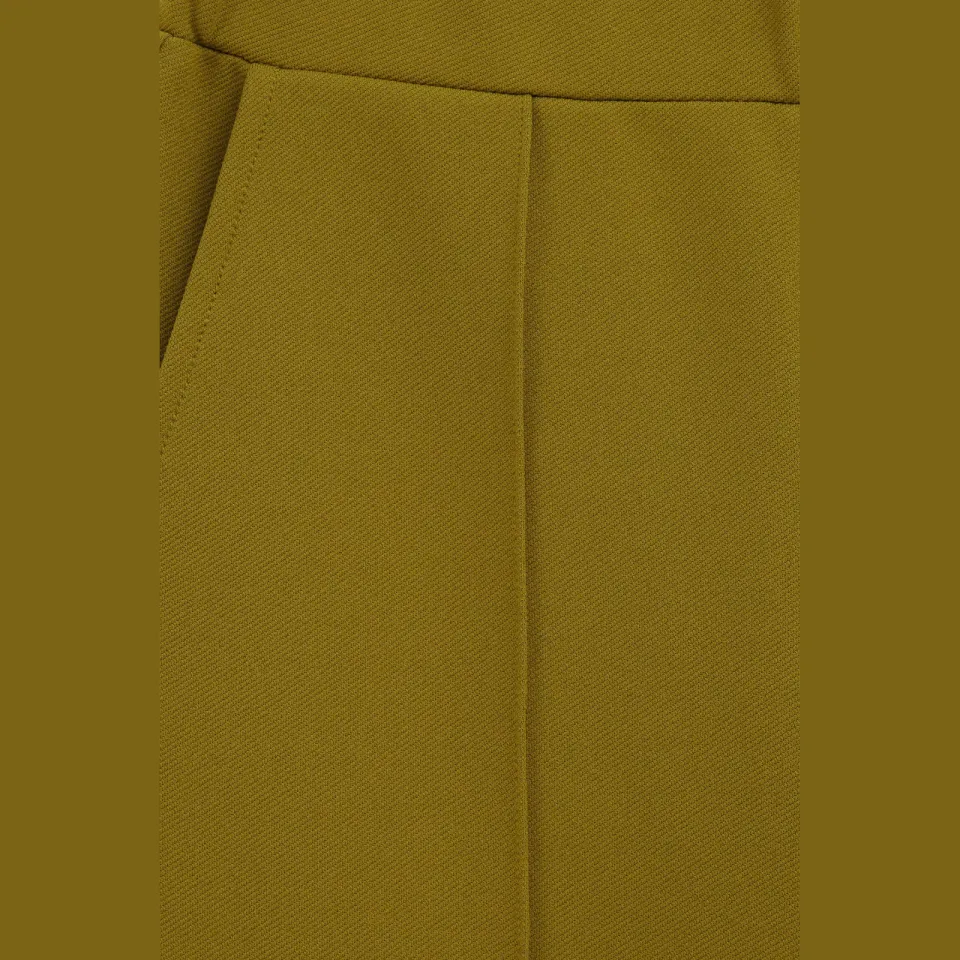 WE Fashion loose fit casual broek olijfgroen, foto 6