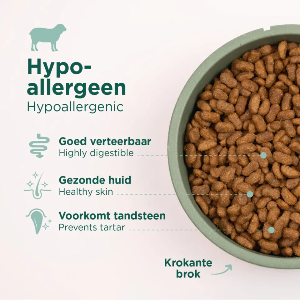 Prins Hondenvoer Droog Protection Croque Mini Hypoallergeen Lam 2 kg, foto 3