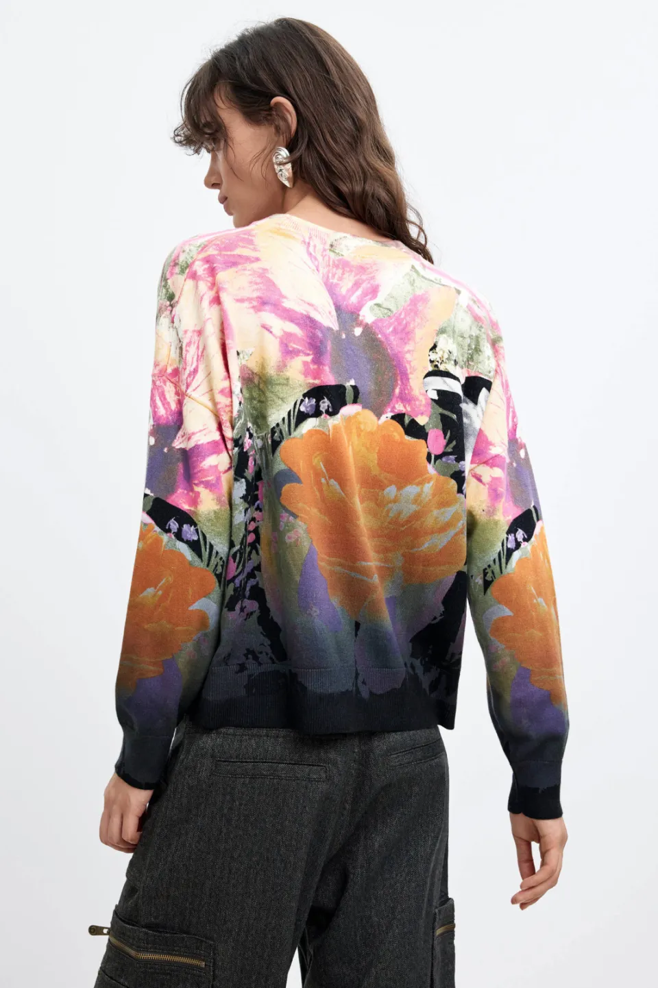 Desigual pullover met print en kasjmier - meerkleurig multi, foto 4