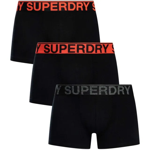 Superdry Boxers Superdry Trunk 3-pack Zwart