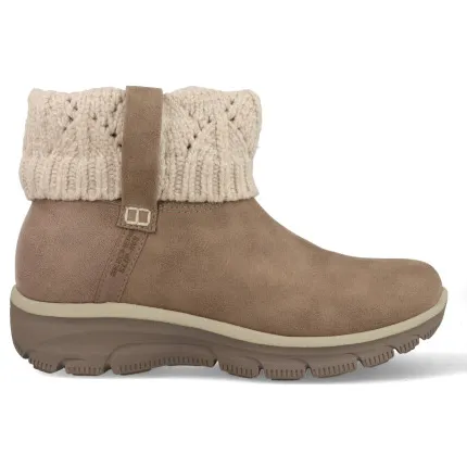Skechers Slip-ins Easy Going Cozy Weather 2 enkellaarsjes taupe Grijs