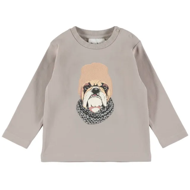 Dirkje rechtvallende longsleeve grijs, foto 2