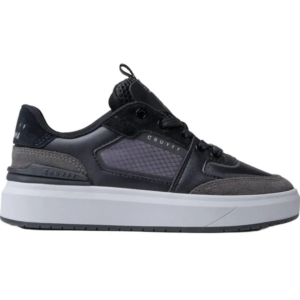Cruyff Endorsed Tech Pinstripe sneakers zwart grijs, foto 4