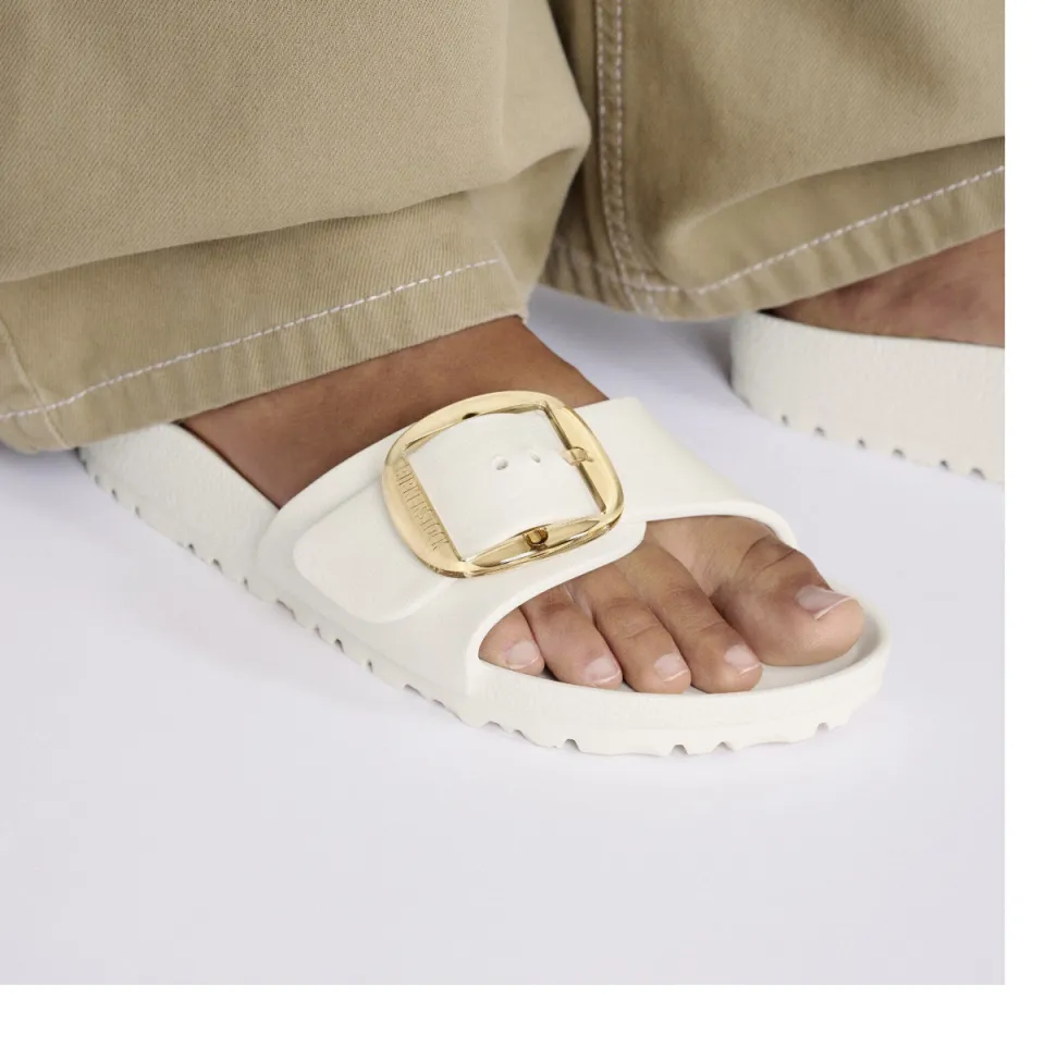 Birkenstock Madrid Big Buckle EVA slipper wit, foto 8