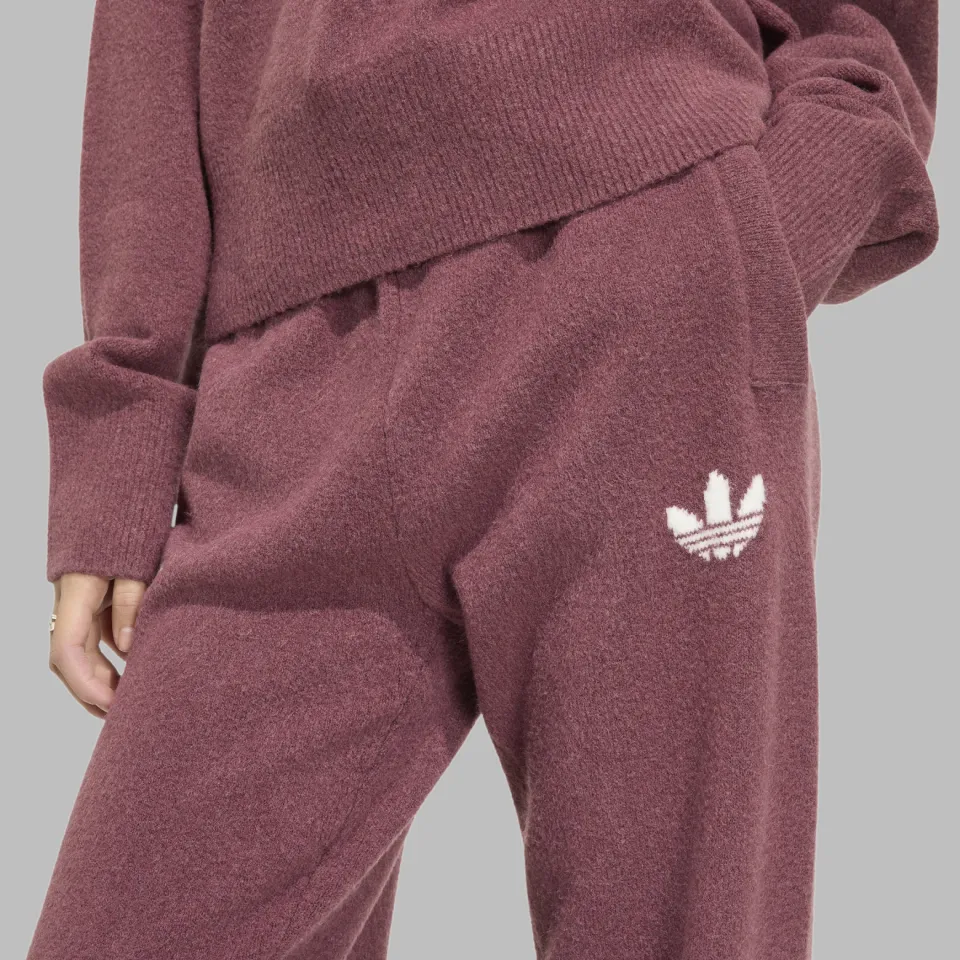 Adidas Essentials gebreide broek roodbruin, foto 5