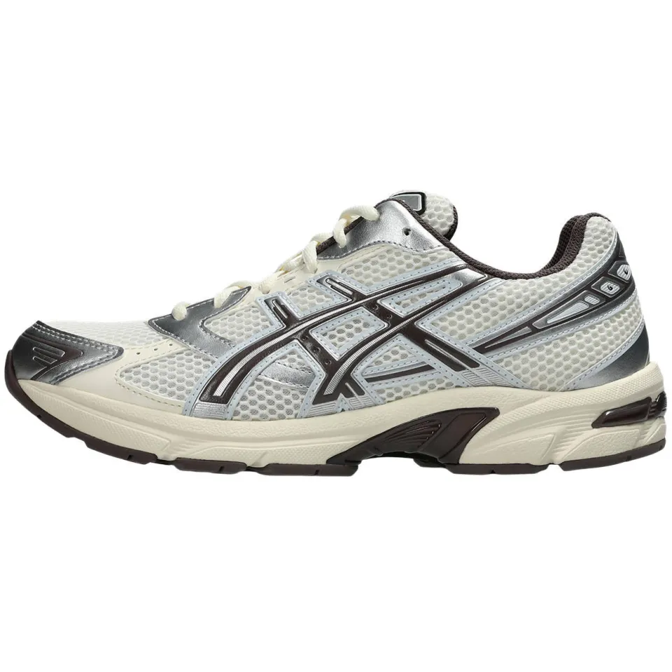 Asics Gel-1130 sneakers ecru/zilver/bruin, foto 6