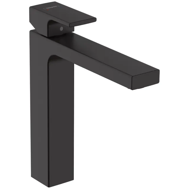Hansgrohe Vernis Shape wastafelmengkraan 230 mat zwart met trekwaste