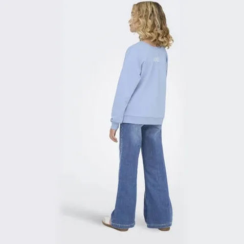 KIDS ONLY GIRL wide leg jeans dark blue denim, foto 3