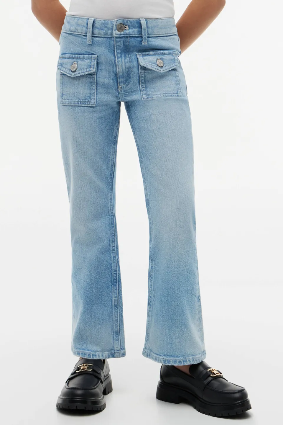 Tommy Hilfiger flared jeans light blue denim, foto 3