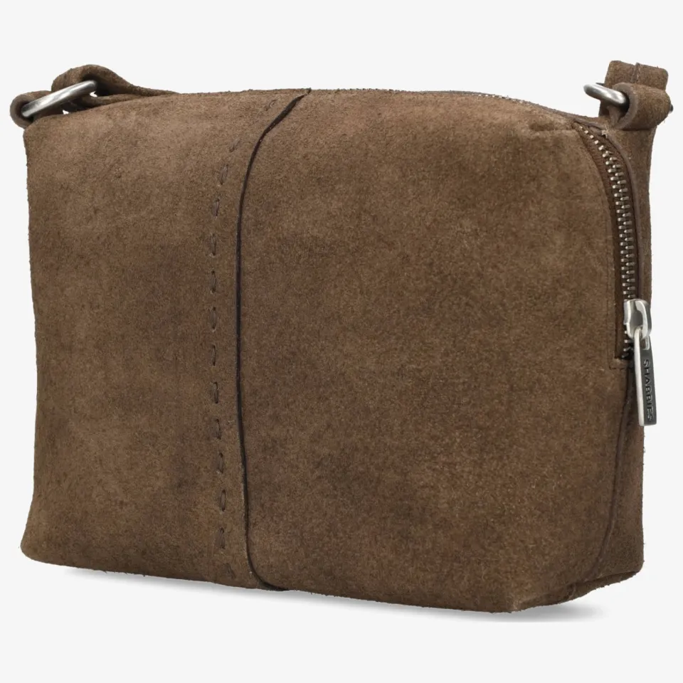 Shabbies Amsterdam Saar Stitched crossbody tas taupe, foto 3