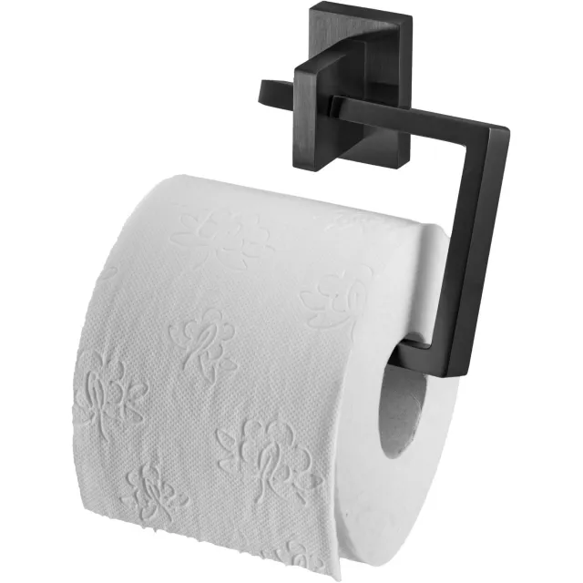 Haceka Toiletrolhouder Haceka Edge Zonder Klep Geborsteld Grafiet