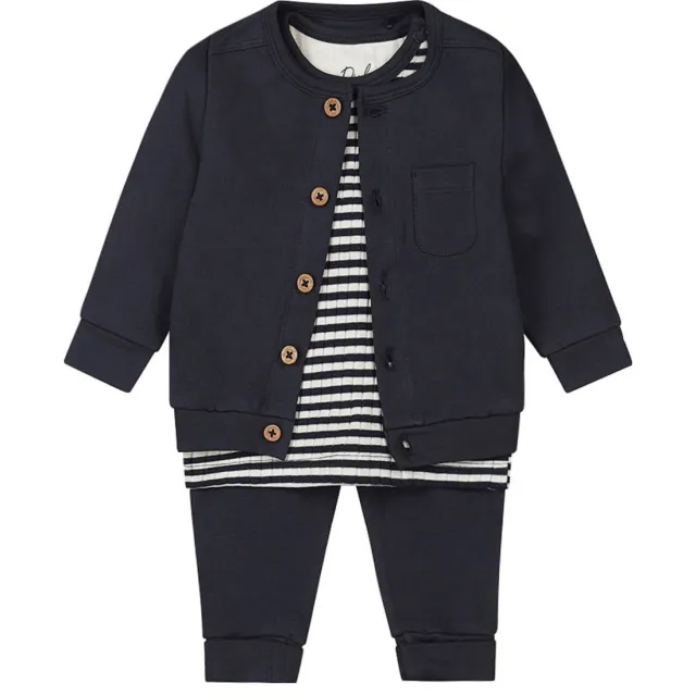 Dirkje vest + longsleeve + broek blauw/wit, foto 2