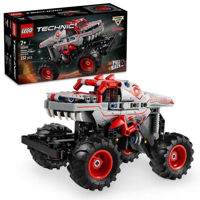 Lego Technic Monster Jam™ ThunderROARus™ pull-back speelgoedtruck 42200, foto 2