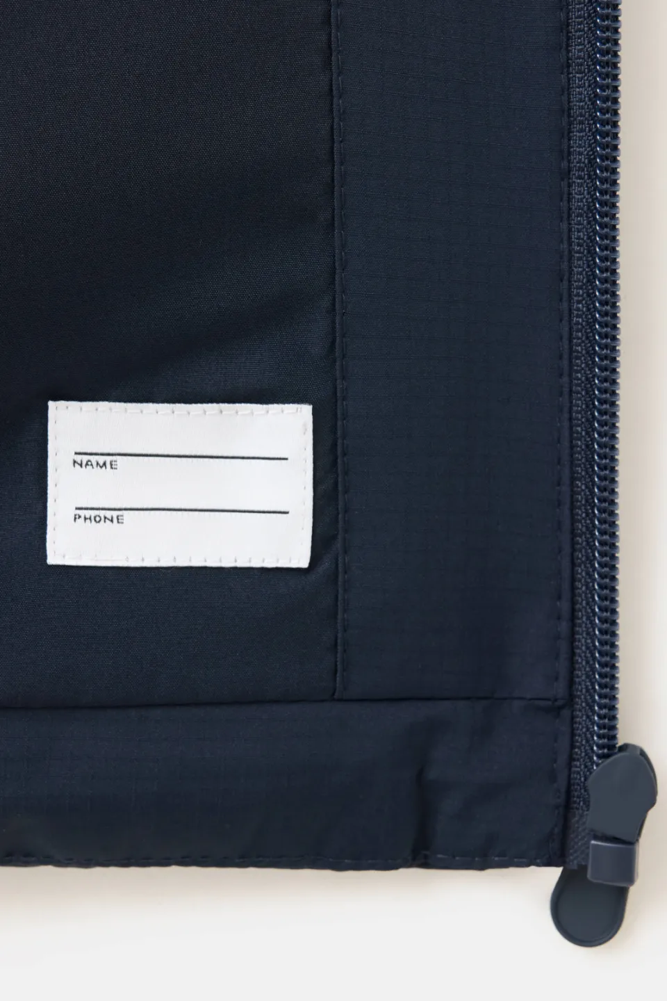 Mango bodywarmer marineblauw met capuchon, foto 5