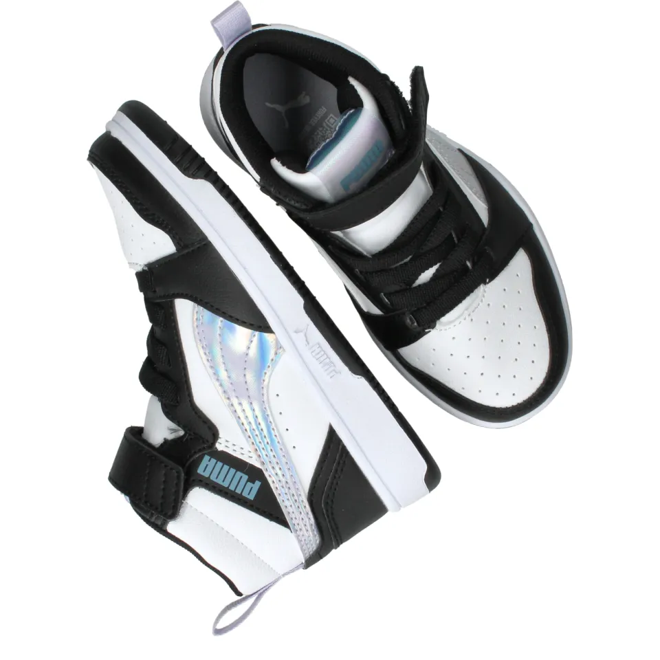 Puma Rebound V6 Mid Space Belle sneakers zwart, foto 4