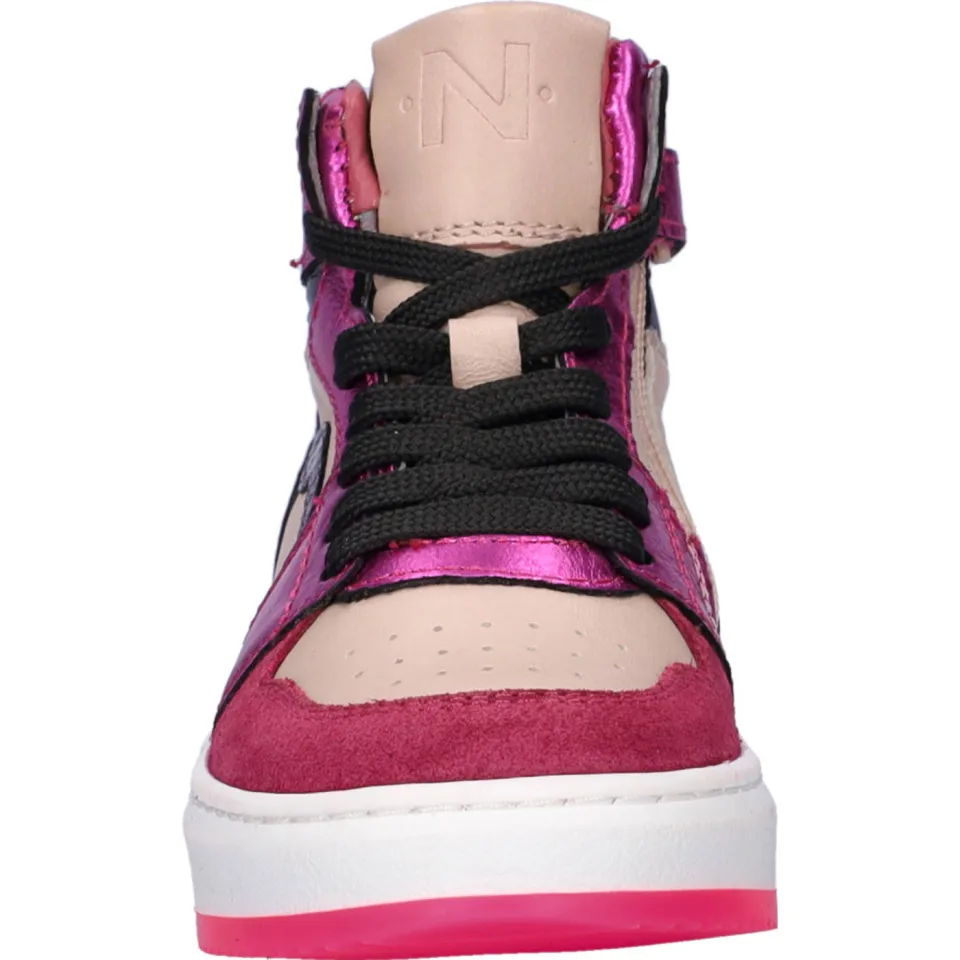 Nelson Kids leren sneakers roze, foto 4