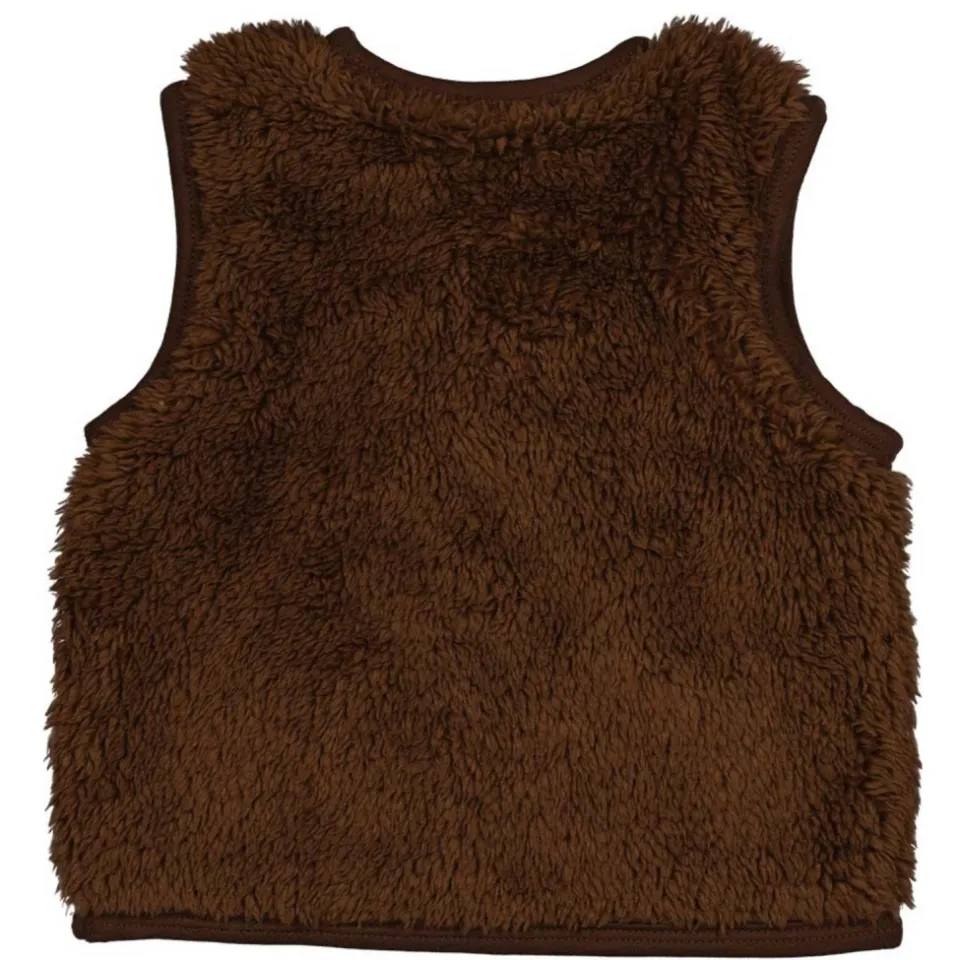 BESS teddy bodywarmer bruin, foto 3