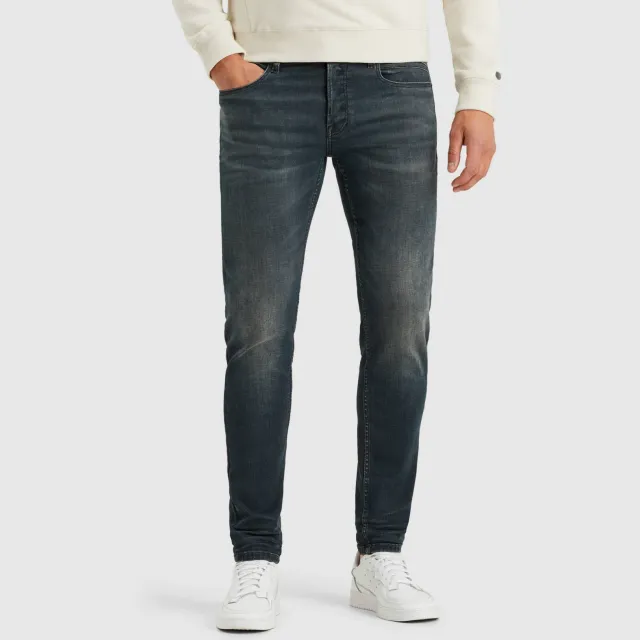 Cast Iron SHIFTBACK tapered jeans shadow used dark