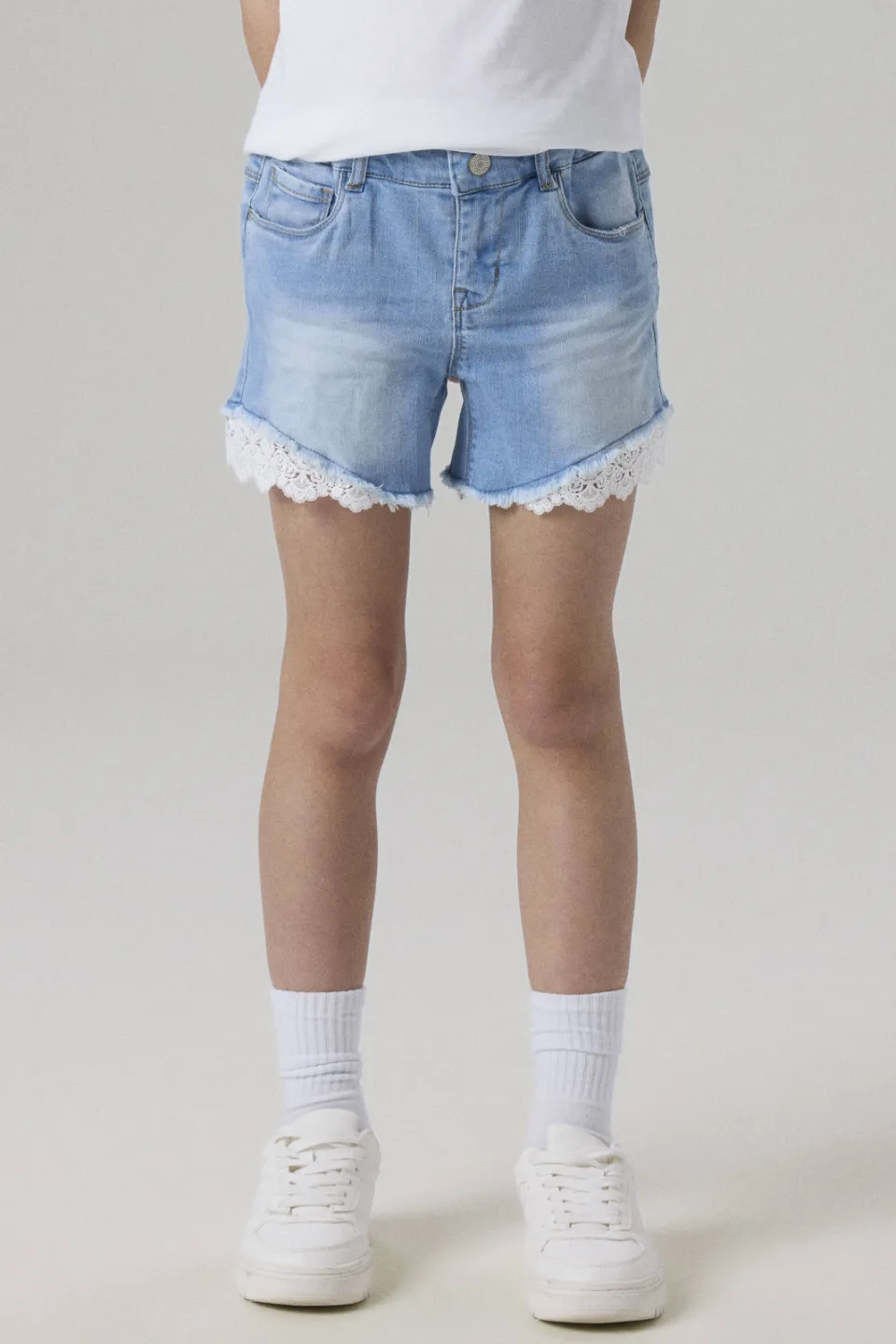NAME IT NKFSALLI jeansshort lichtblauw medium blue denim, foto 5