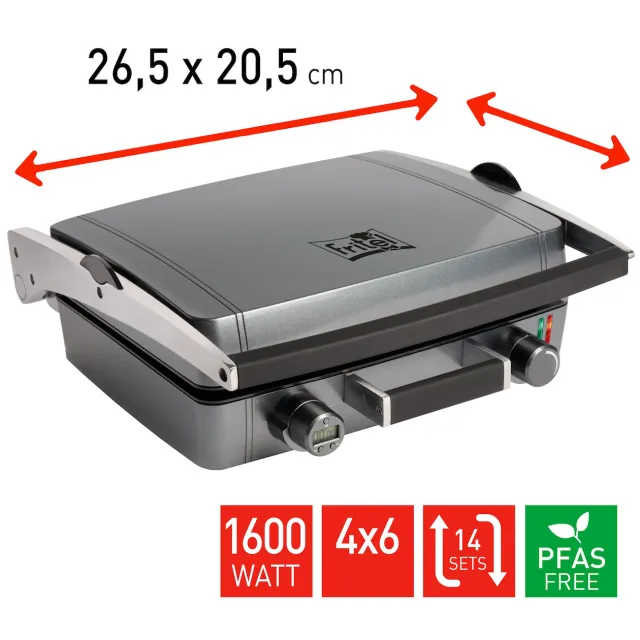 Fritel CW 3658 WaffleTastic Wafelmaker Grijs