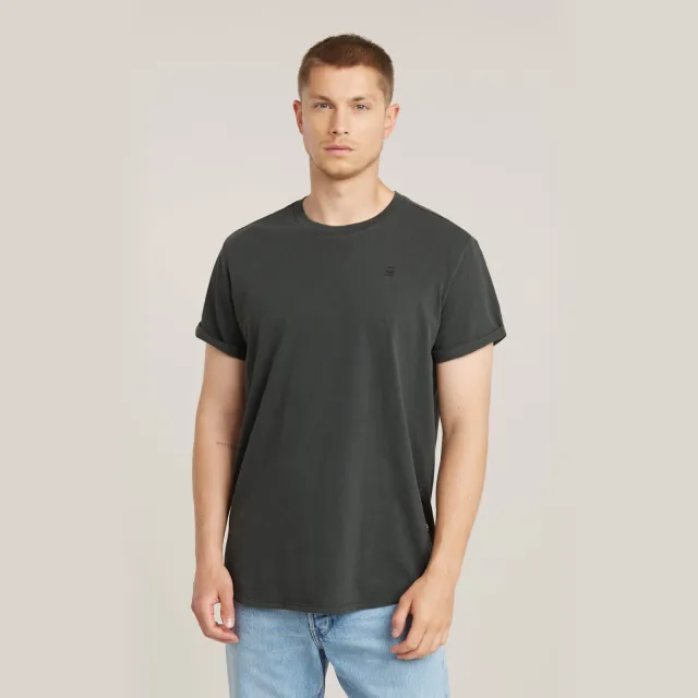 G-Star Lash regular fit T-shirt zwart dk black gd
