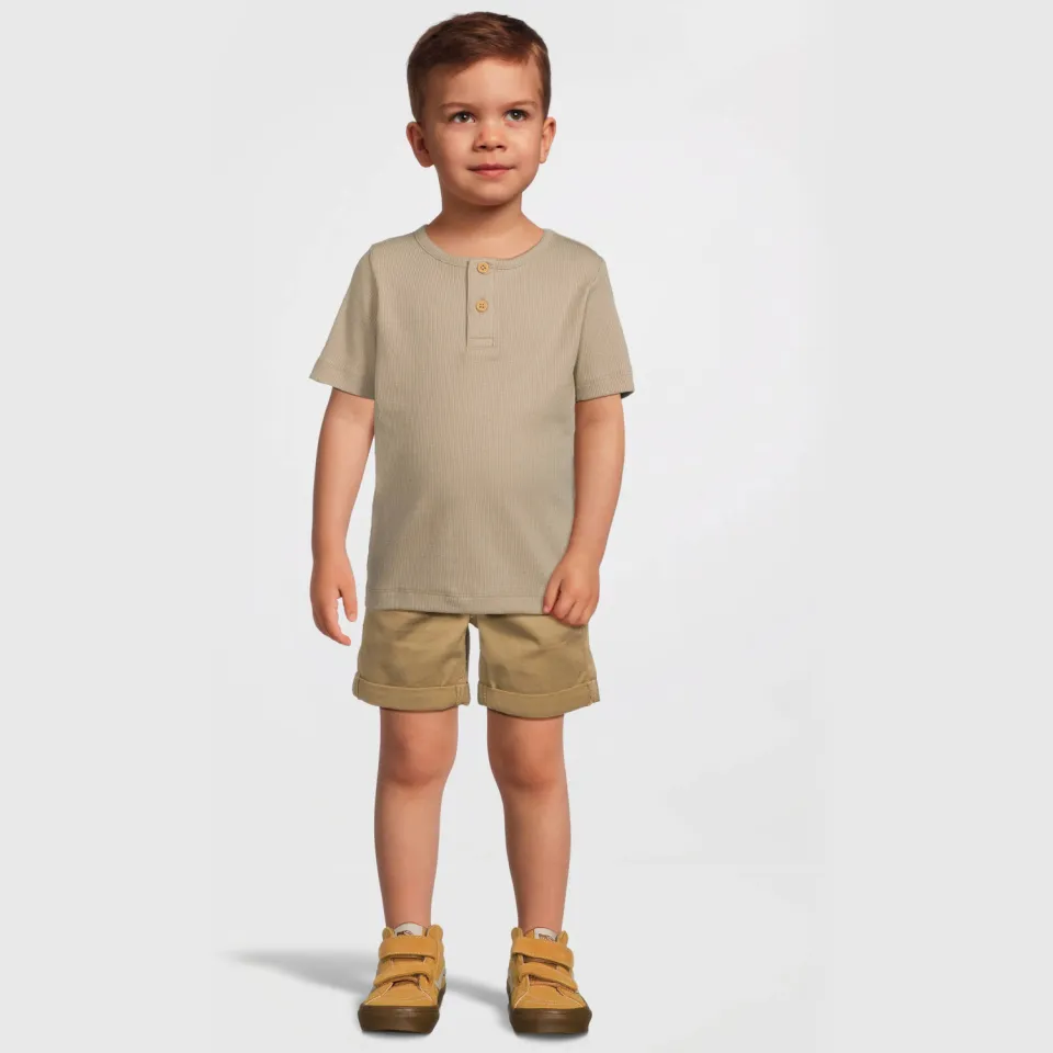 NAME IT MINI NMMKAB t-shirt zand Pure Cashmere
