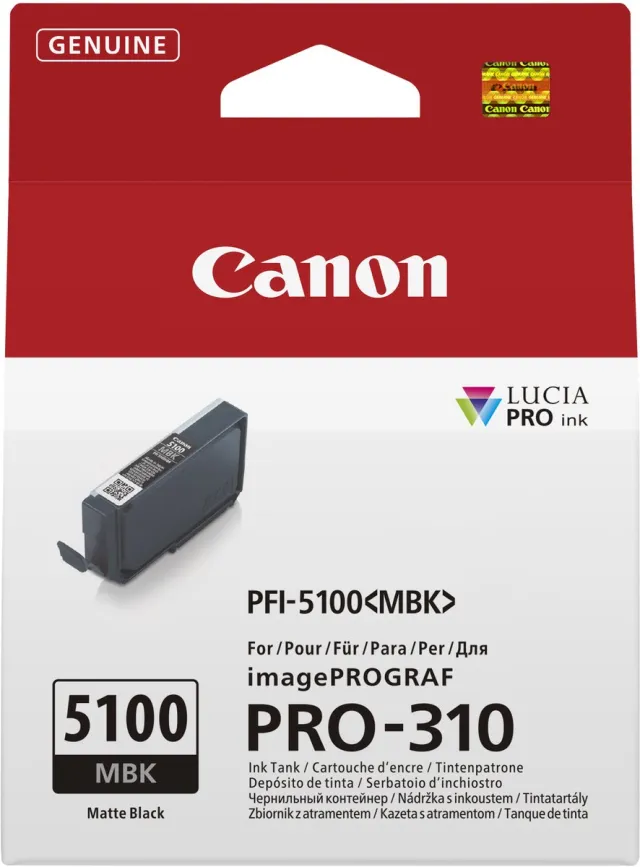 Canon cartridge PFI-5100MBK matte black