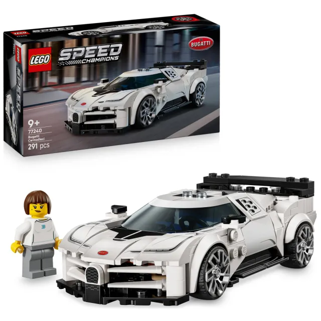 Lego Speed Champions Bugatti Centodieci hyper sportauto 77240, foto 2