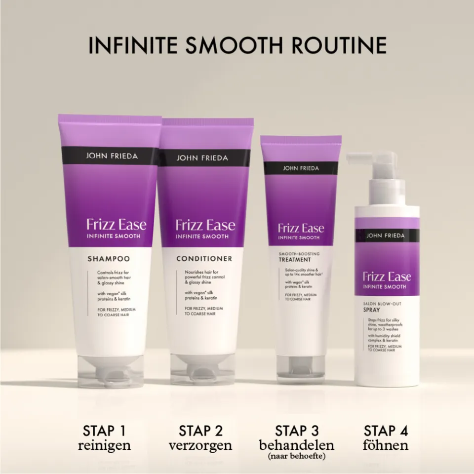 1+1 gratis: John Frieda Frizz Ease Infinite Smooth Boosting Treatment 150 ml, foto 4