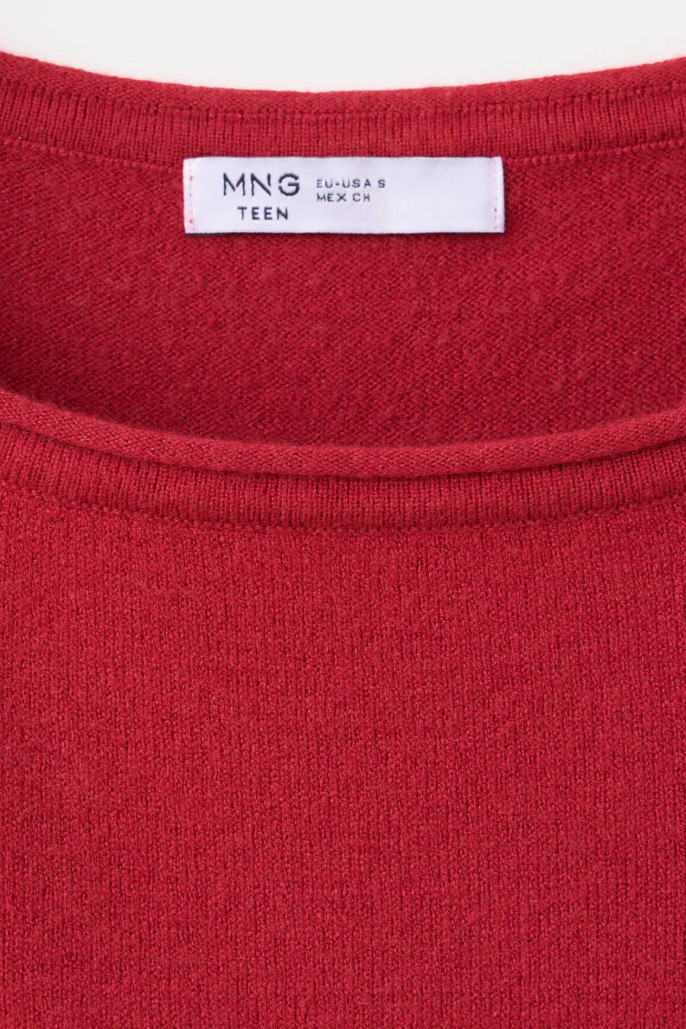 Mango gebreide top rood, foto 6