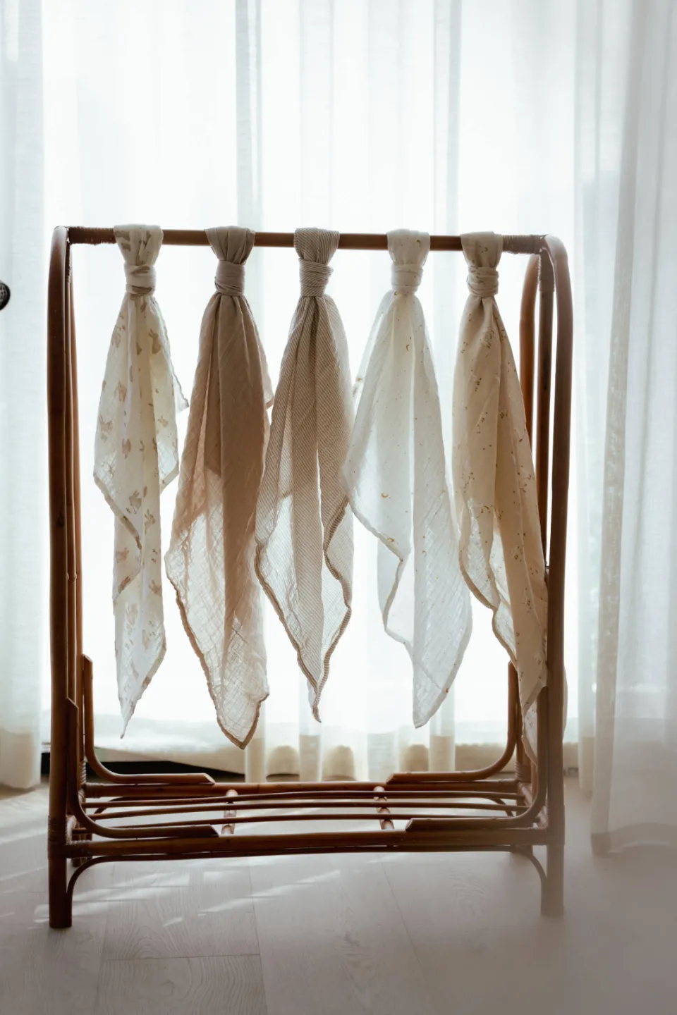 Little Dutch Pure Soft hydrofiele swaddle doek beige, foto 7