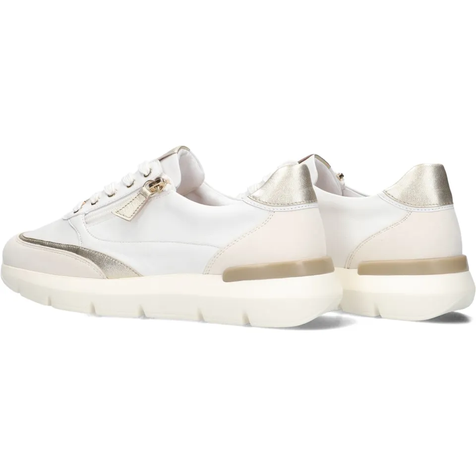 Hassia Bordeaux sneakers wit, foto 3