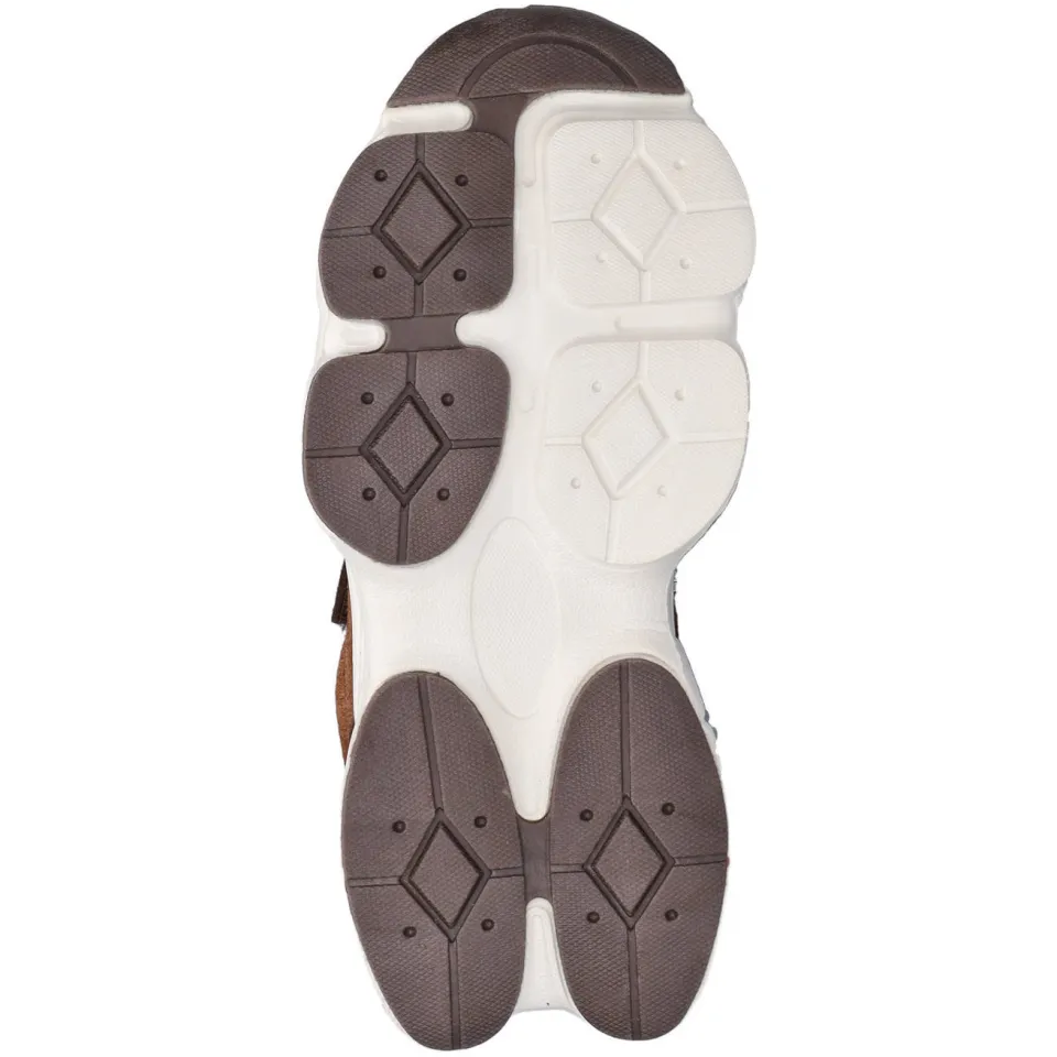 Nelson Kids chunky suède sneakers - bruin, foto 2