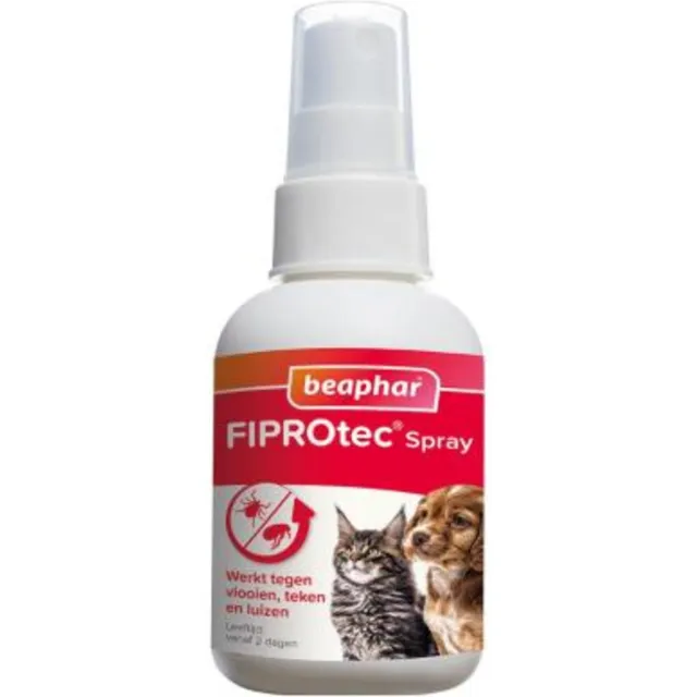 Beaphar FIPROtec spray tegen vlooien, teken en luizen