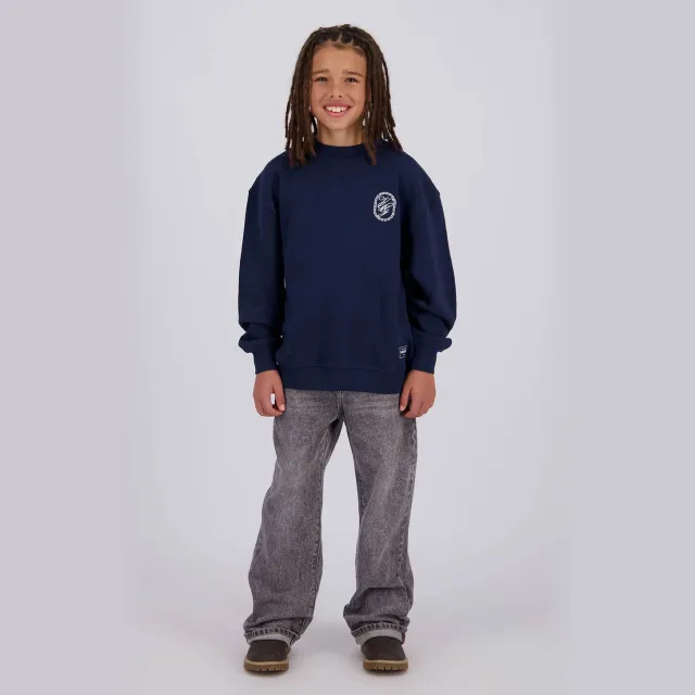 Vingino sweater met print - donkerblauw