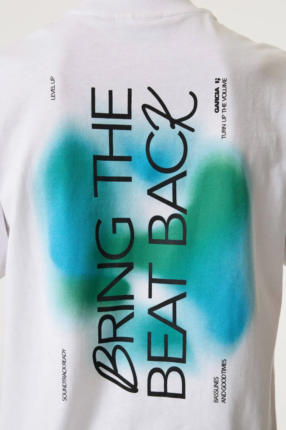 Garcia T-shirt met backprint wit, foto 7