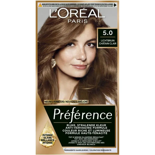 L'oréal Préférence 5.0 lichtbruin haarverf, foto 2