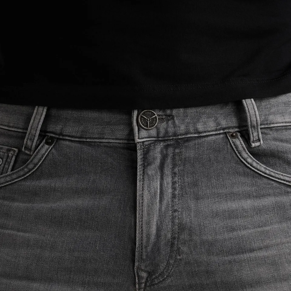 PME Legend Nightflight denim short grijs, foto 4