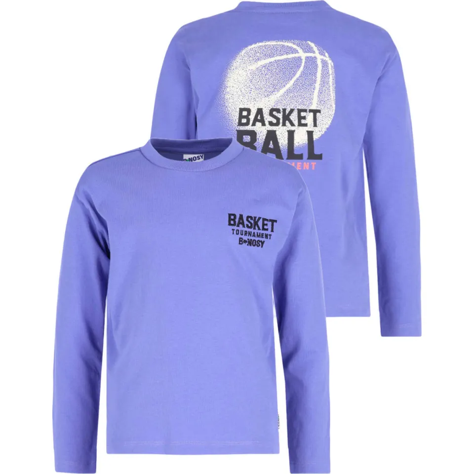 B.Nosy rechtvallende longsleeve met backprint blauw, foto 4