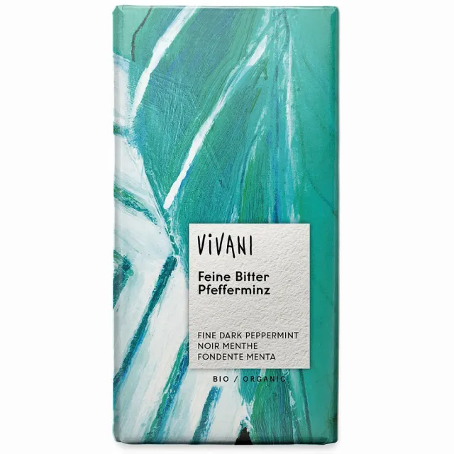 Vivani Feine Bitter Pfefferminz chocoladereep