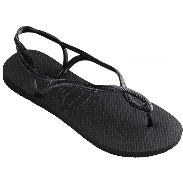 Havaianas Luna Slippers en Sandalen Dames - Zwart - Plastic Black