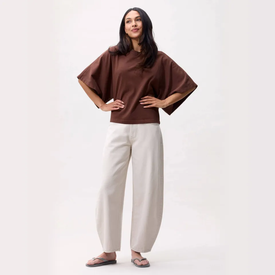 Catwalk Junkie Batsleeve t-shirt bruin