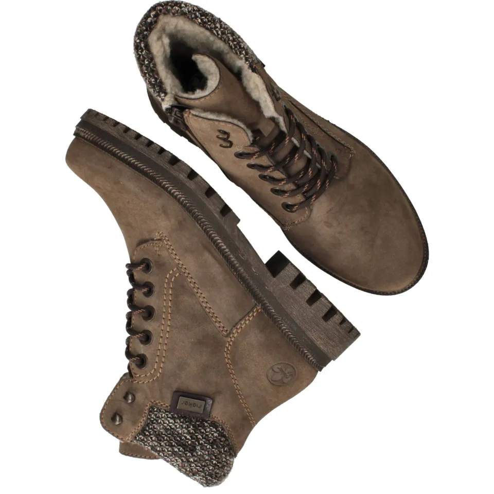 Rieker veterboots taupe, foto 8